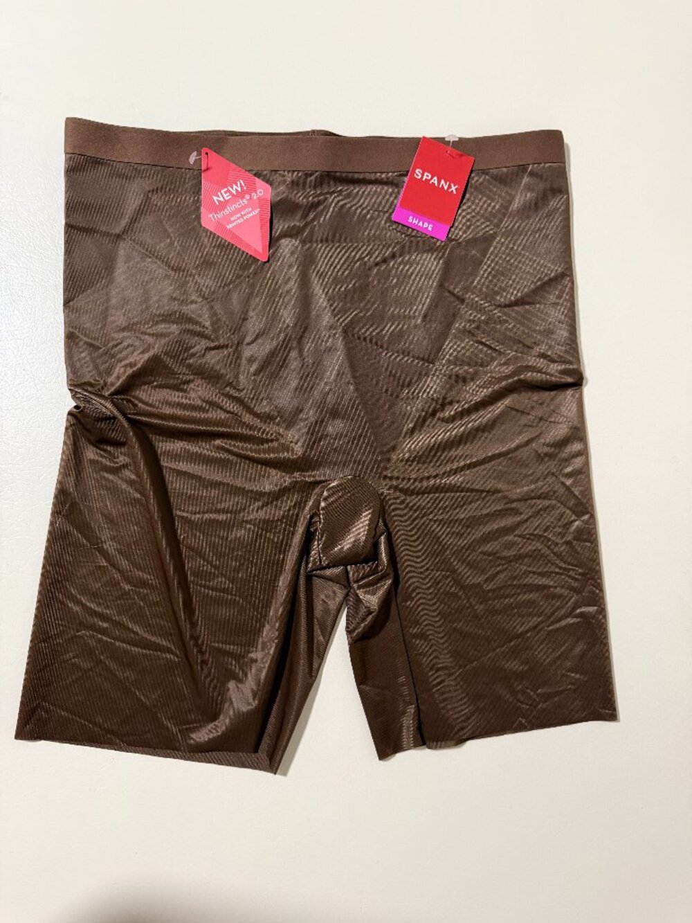 SPANX THINSTINCTS Chestnut Brown Mid-Thigh Short - 10234R 1X/1TG